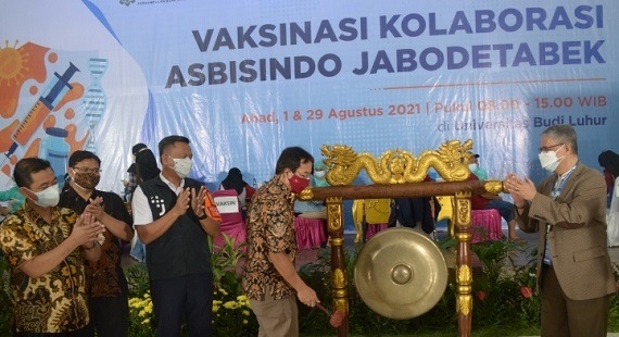 Universitas Budi Luhur Kolaborasi Vaksinasi Dengan ASBISINDO dan OJK