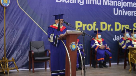Dikukuhkan Sebagai Guru Besar Manajemen Universitas Budi Luhur, Ini Orasi Prof. Dr. Drs. Selamet Riyadi, M.Si