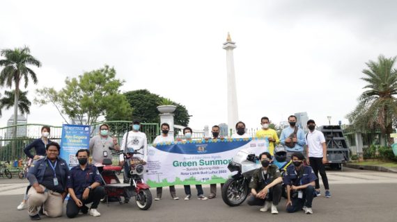 Universitas Budi Luhur Gelar GREEN SUNMORI Motor Listrik Bersih dan Sehat Udara Negeriku
