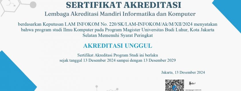 Program Magister Ilmu Komputer UBL Raih Akreditasi Unggul